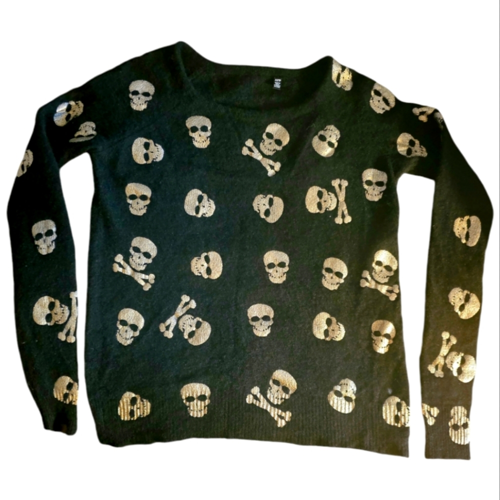Saks 5th Ave Cashmere Skull Sweater | Size: XS /TP